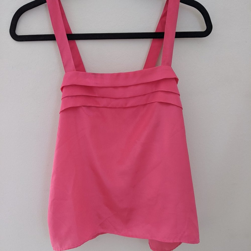 Vintage 1960s Silk Pink Blouse